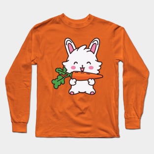 Cute Bunny Drawing Long Sleeve T-Shirt